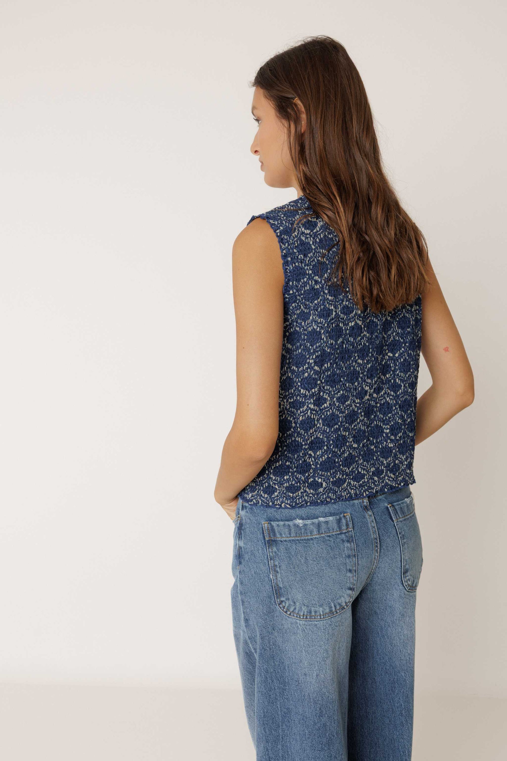 Indi and Cold Vest Chaleco 809 Indigo