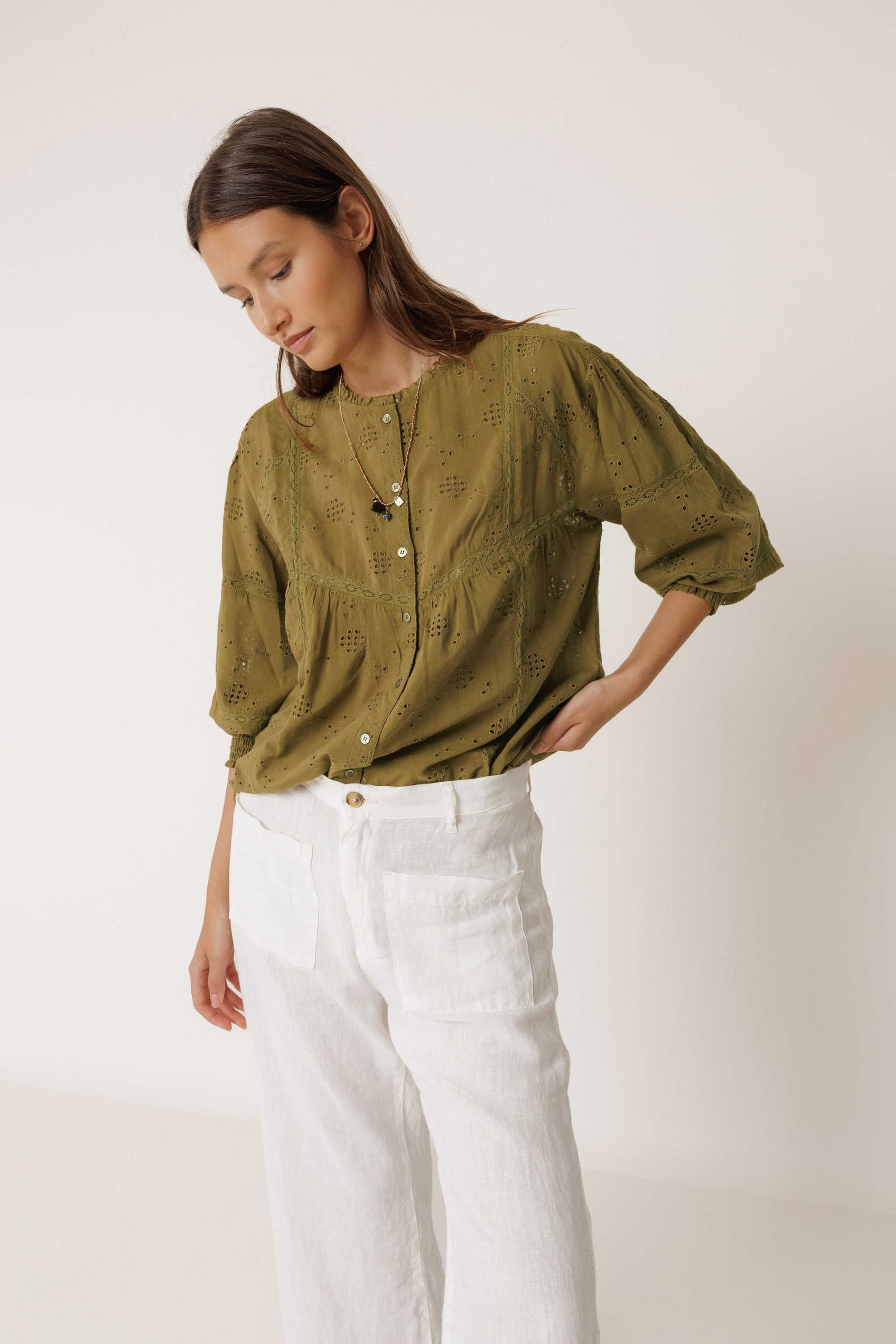 Indi and Cold Camisa 703 Khaki