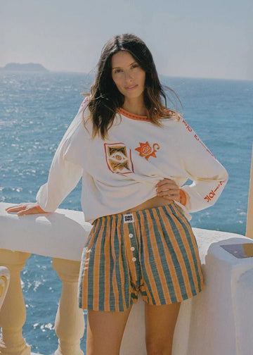 Ciao Ciao Vacation Meso Long Sleeve Tee