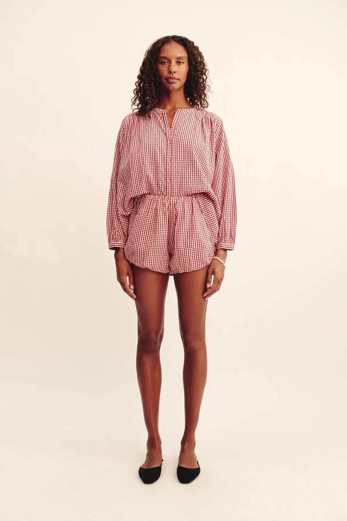 Posse Aurelia Short Red Gingham