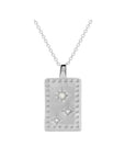 Murkani Rectangle Necklace Sterling Silver