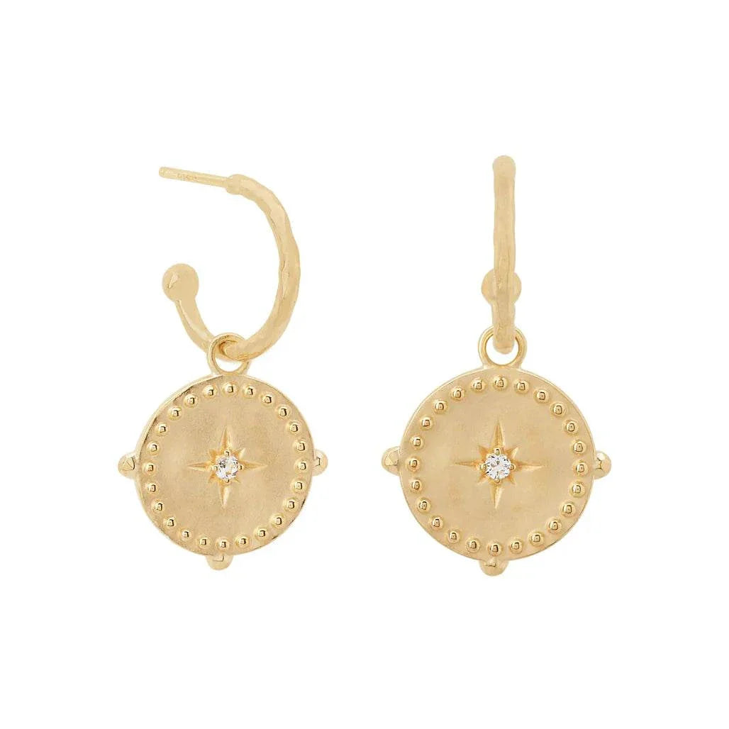 Murkani Small Hoop Earrings Gold