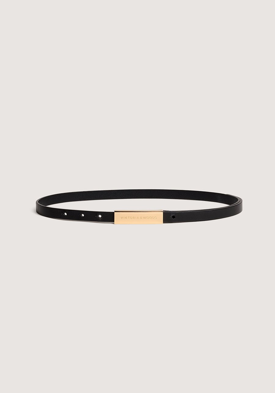 Viktoria and Woods Isabel Belt Black