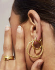 Arms of Eve Arabella Gold Hoop Earrings