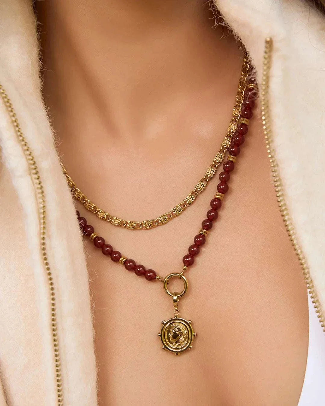 Arms of Eve Fox Gold Necklace