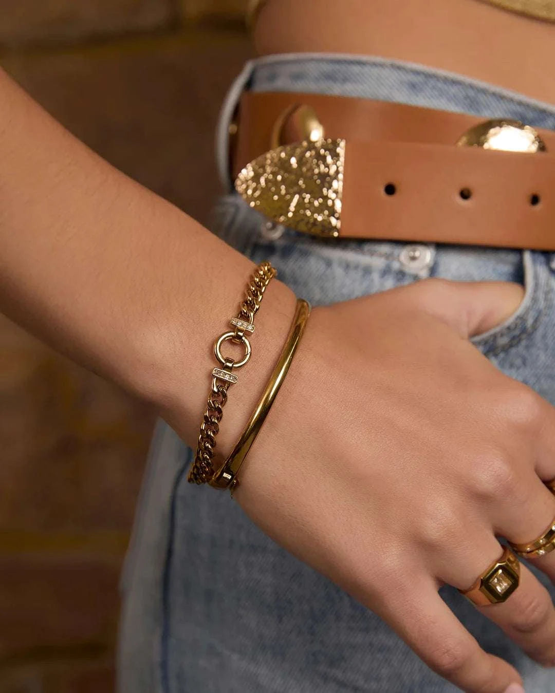 Arms of Eve Wylder Gold Bracelet