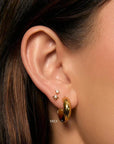 Arms of Eve Cassie Gold Hoop Earrings Midi 14mm
