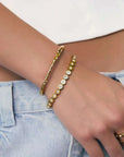 Arms of Eve Eden Gold Cuff Stone
