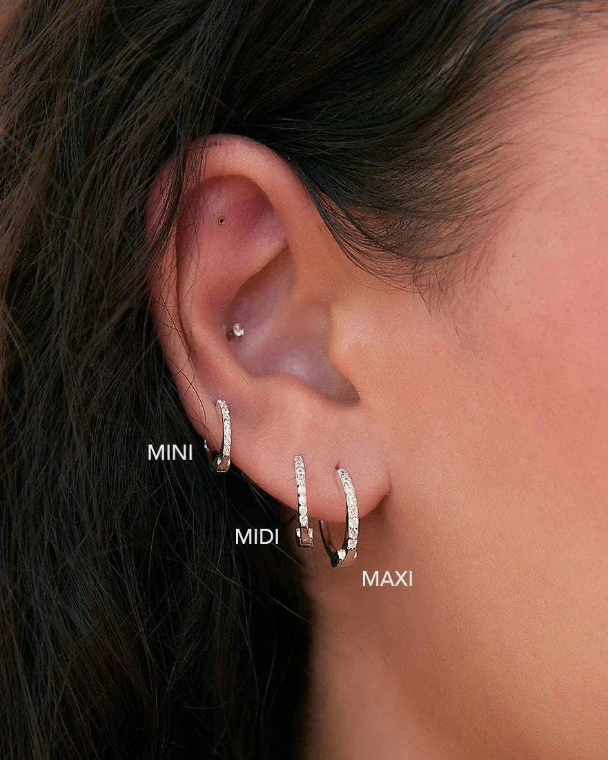 Arms of Eve Jr Tabitha Maxi Earrings Silver