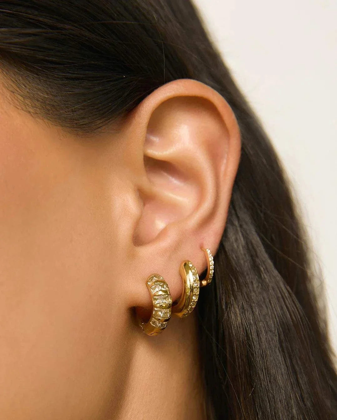 Arms of Eve Hallie Earrings in Stone Gold