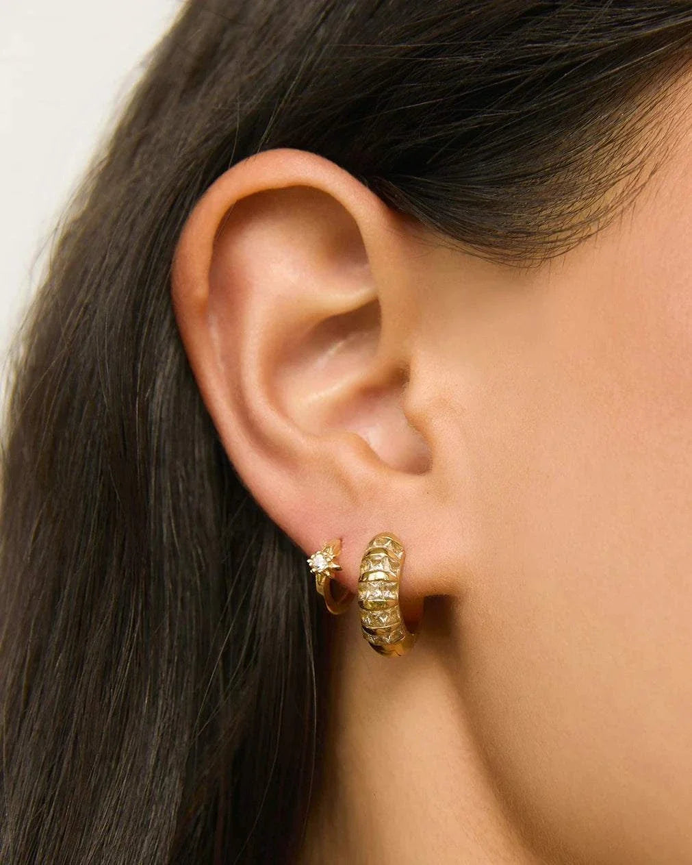 Arms of Eve Hallie Earrings in Stone Gold