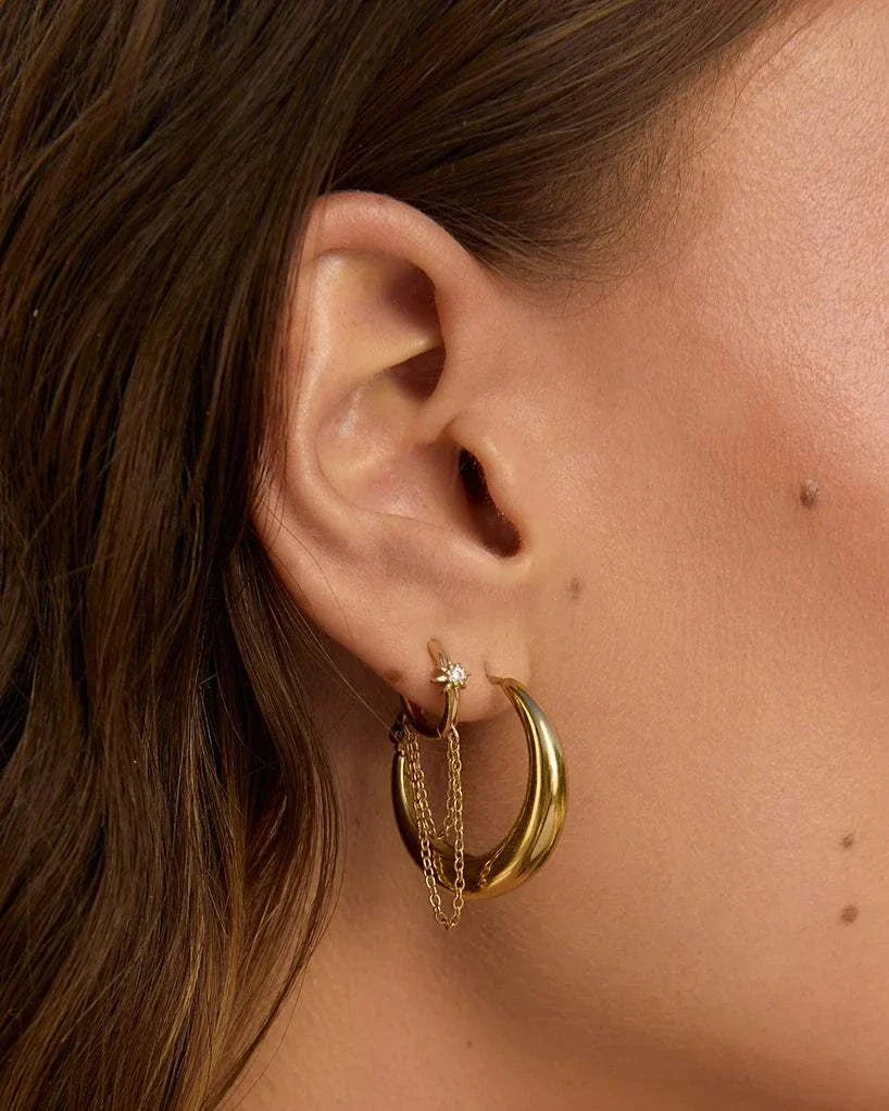 Arms of Eve Kenzie Gold Chain Earrings