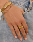 Arms of Eve Neve Gold Ring Citrine