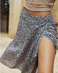 Spell Mimi Rose Asymmetric Skirt Violet Fields