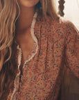 Spell Mimi Rose Blouse Pink Posey