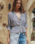 Spell Mimi Rose Blouse Violet Fields 