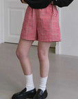 Le Bon Shoppe City Shorts Red Gingham
