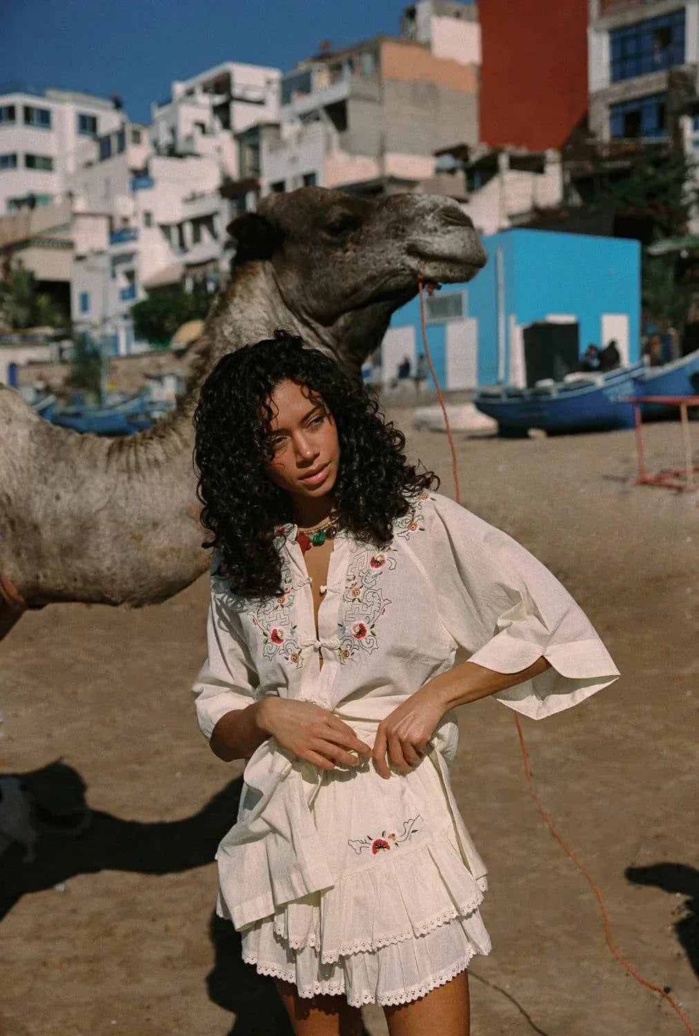 Kinga Csilla Reka Embroidered Fae Frill Skort