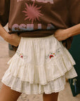 Kinga Csilla Reka Embroidered Fae Frill Skort