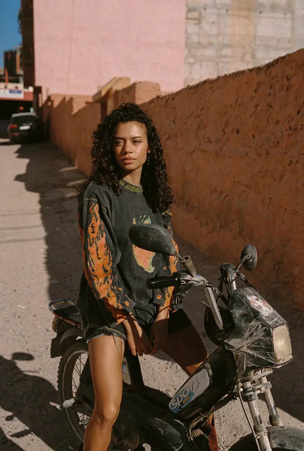 Kinga Csilla Flaming Heart Tommy Tee