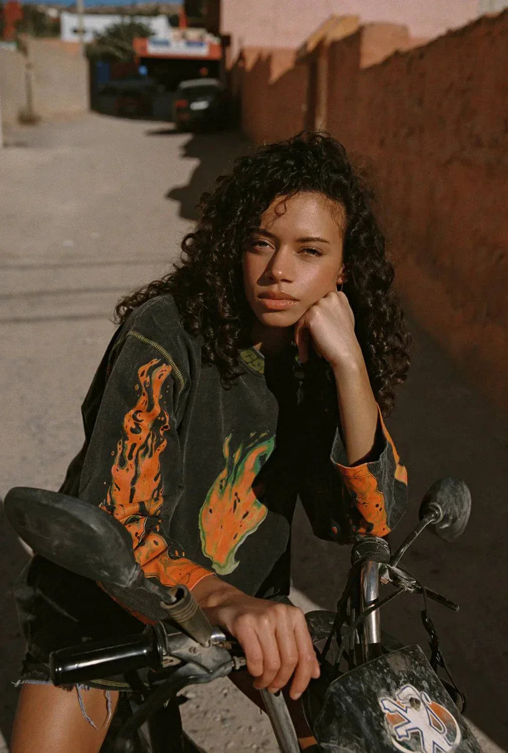 Kinga Csilla Flaming Heart Tommy Tee