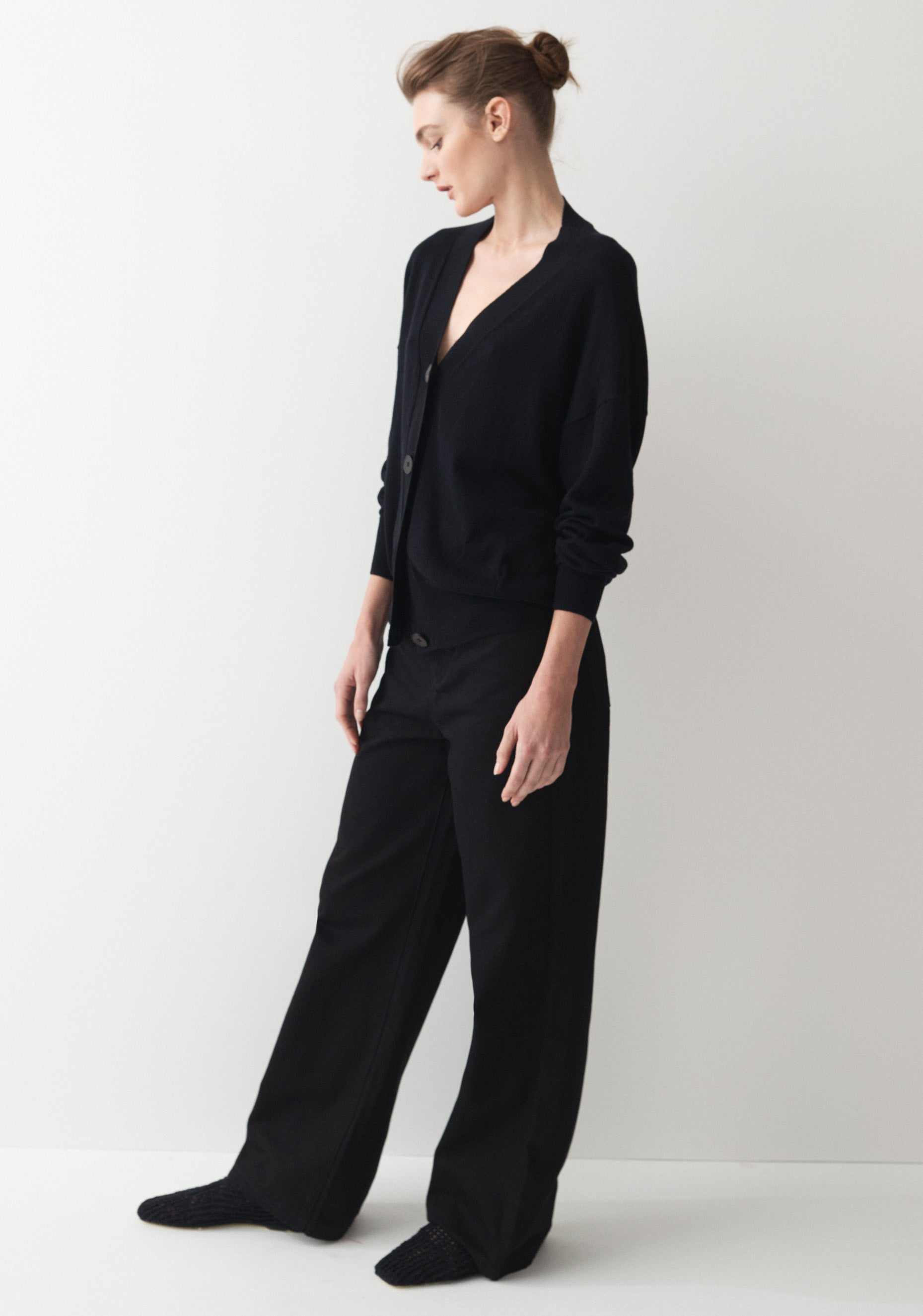 Morrison Finely Cardigan Black