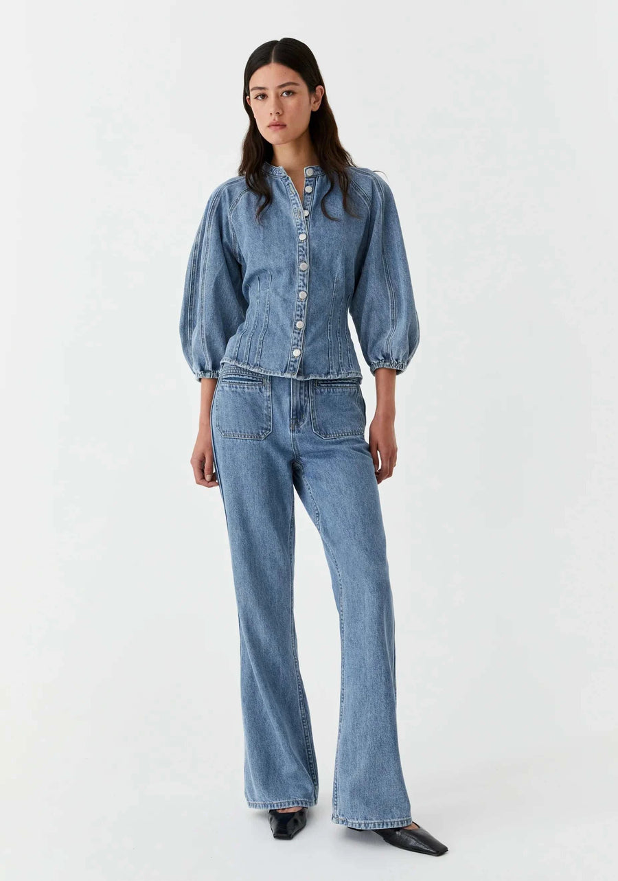 Morrison Isaac Denim Shirt Blue