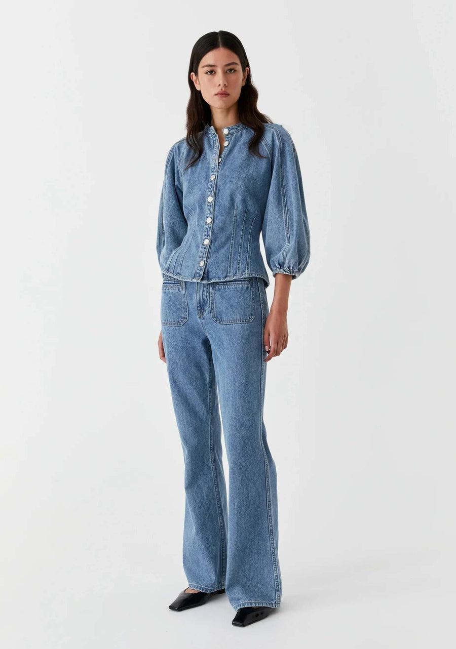 Morrison Isaac Denim Shirt Blue