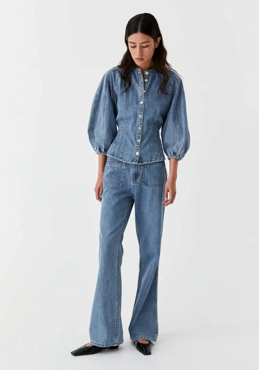 Morrison Isaac Denim Shirt Blue