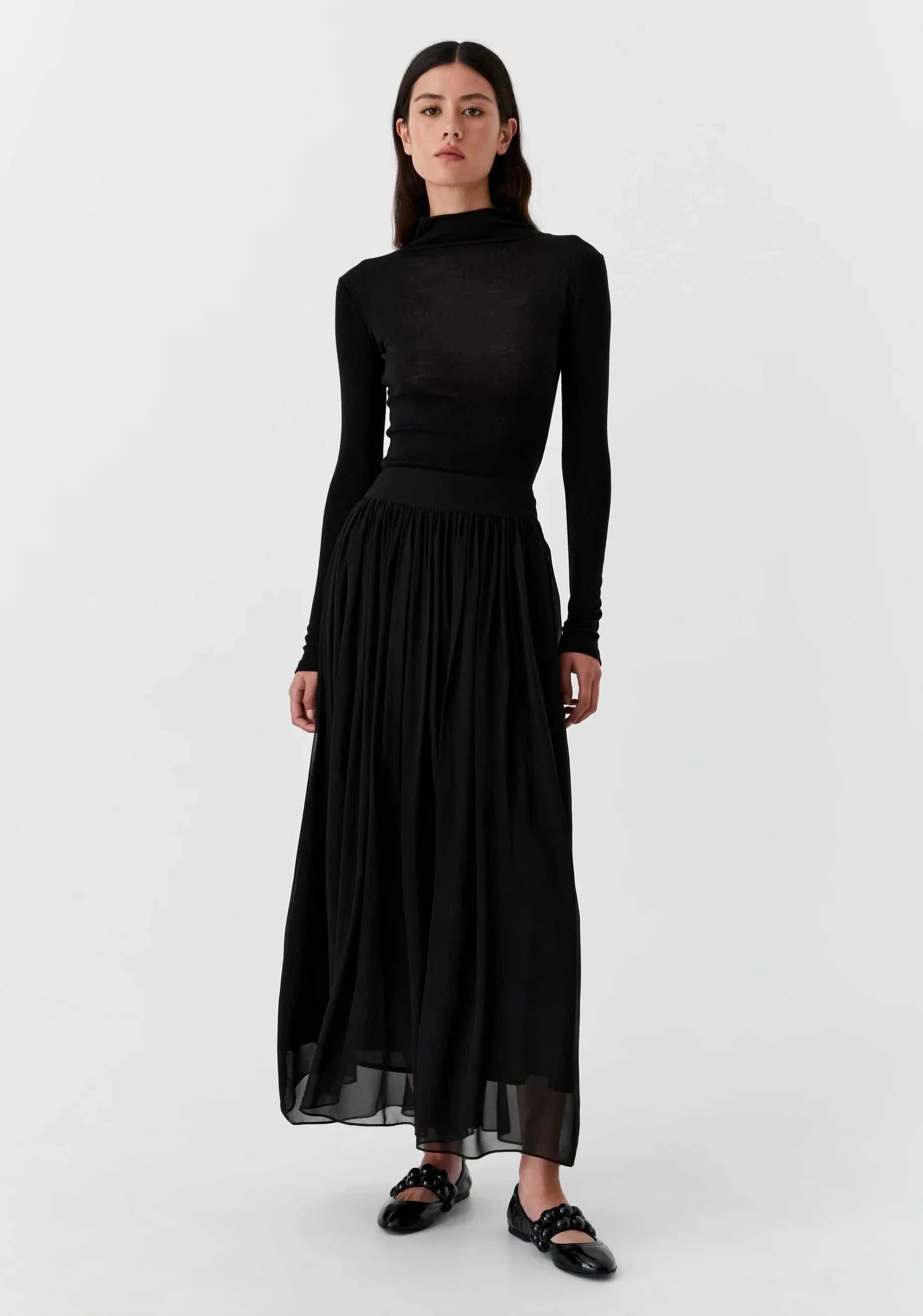 Morrison Morri Merino High Neck Black