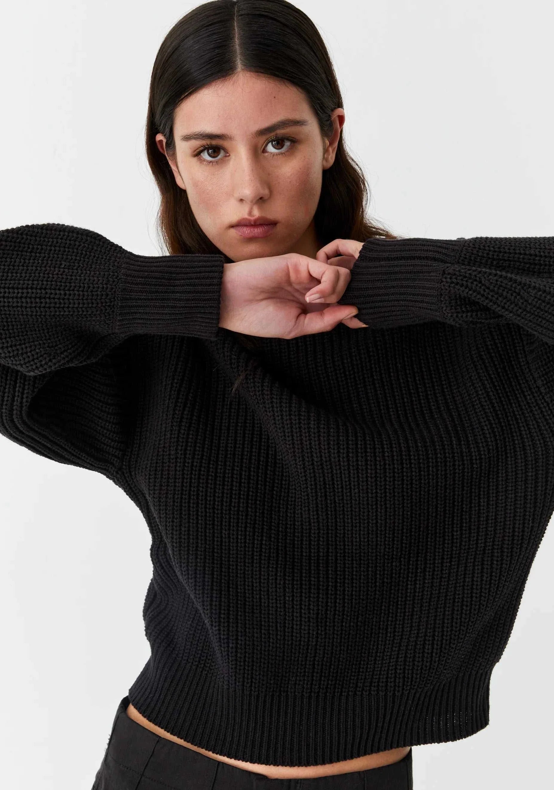 Morrison Niko Knit Pullover Black
