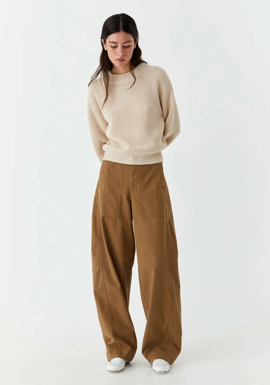 Morrison Niko Knit Pullover Stone