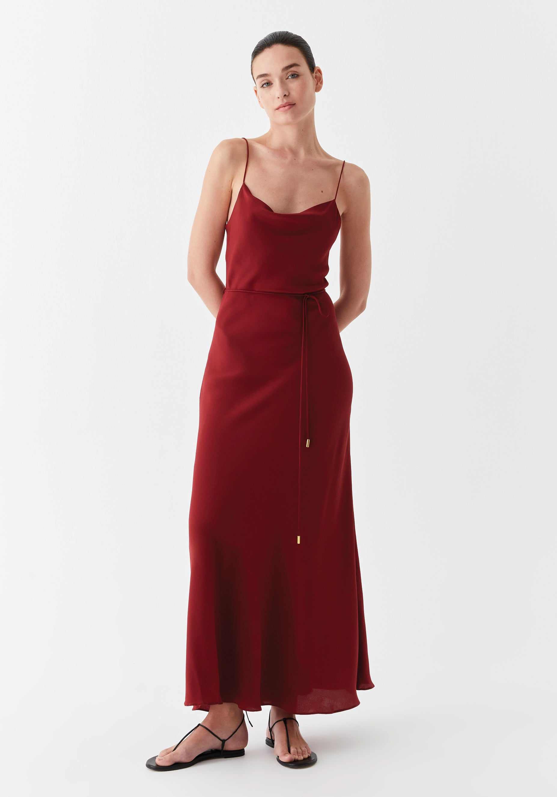 Morrison Seville Slip Dress Wine