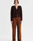 Morrison Albi Knit Cardigan Chocolate