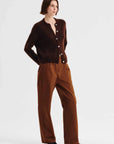 Morrison Albi Knit Cardigan Chocolate