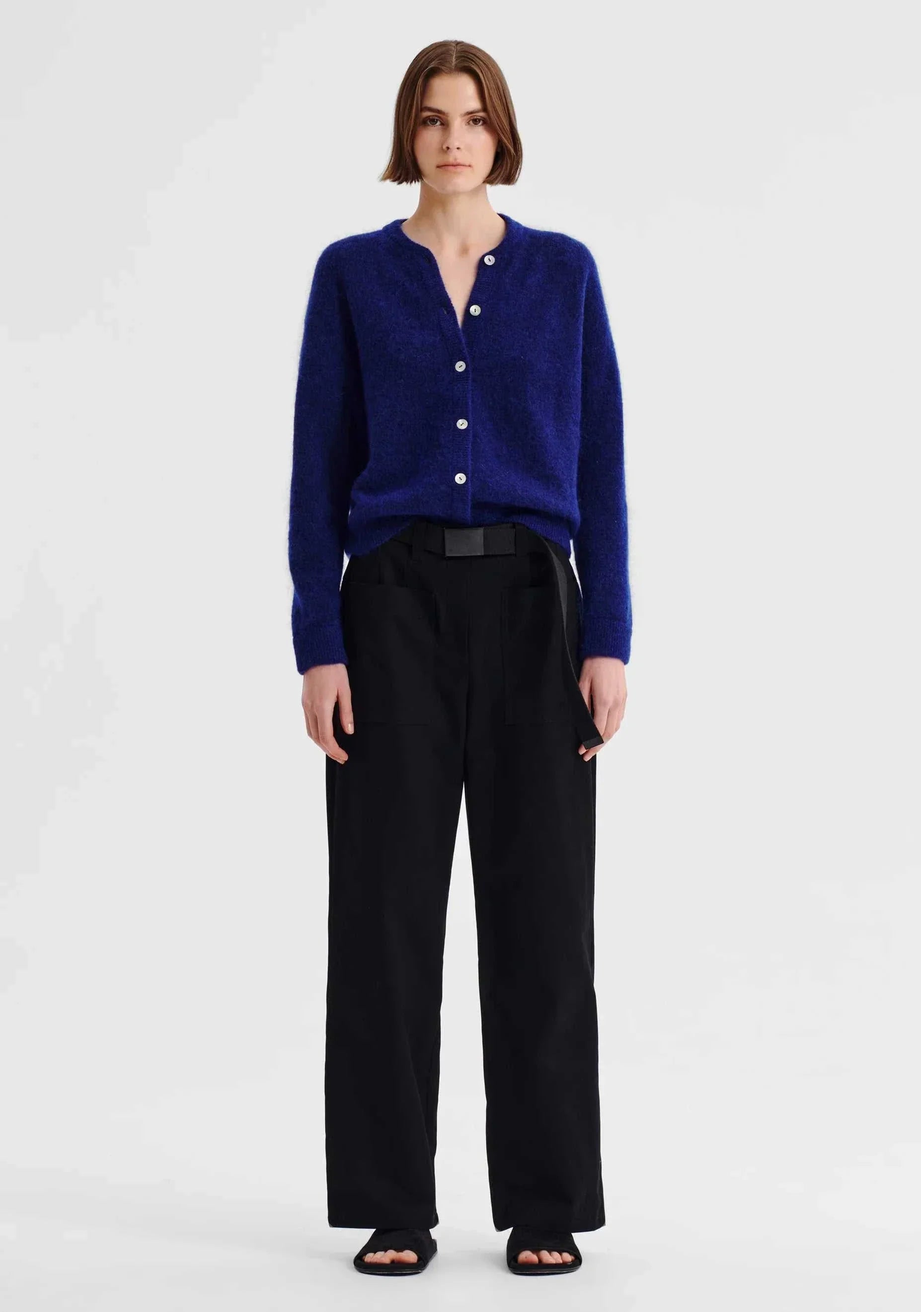 Morrison Albi Knit Cardigan Cobalt