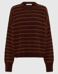Morrison Albi Knit Pullover Toffee Stripe