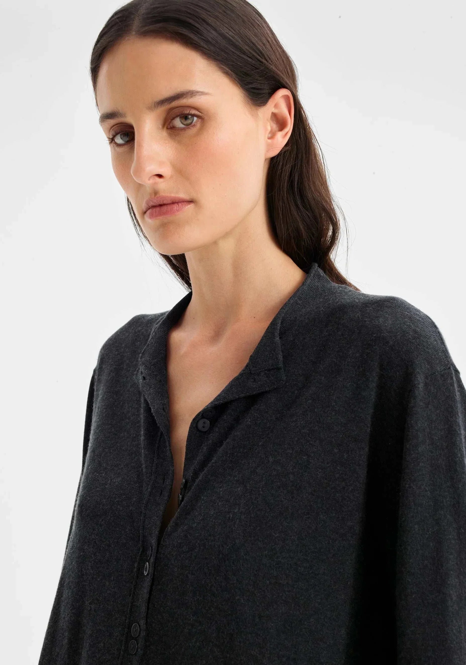 Morrison Margo Knit Cardigan Charcoal