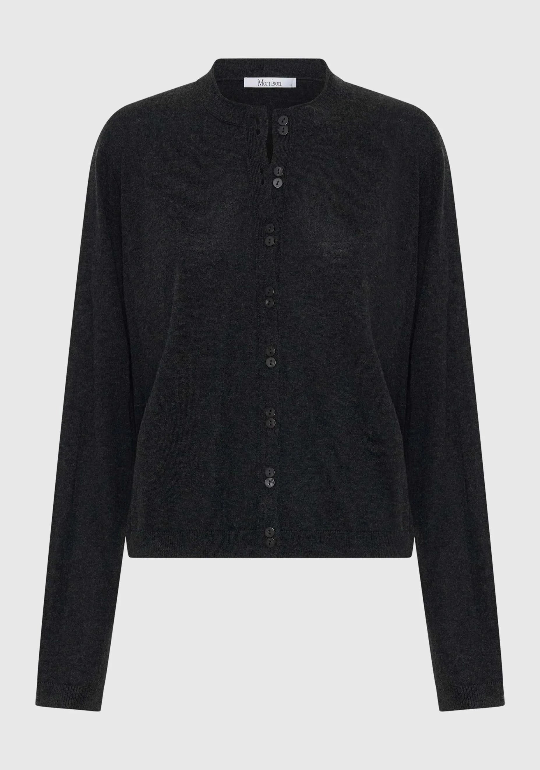 Morrison Margo Knit Cardigan Charcoal
