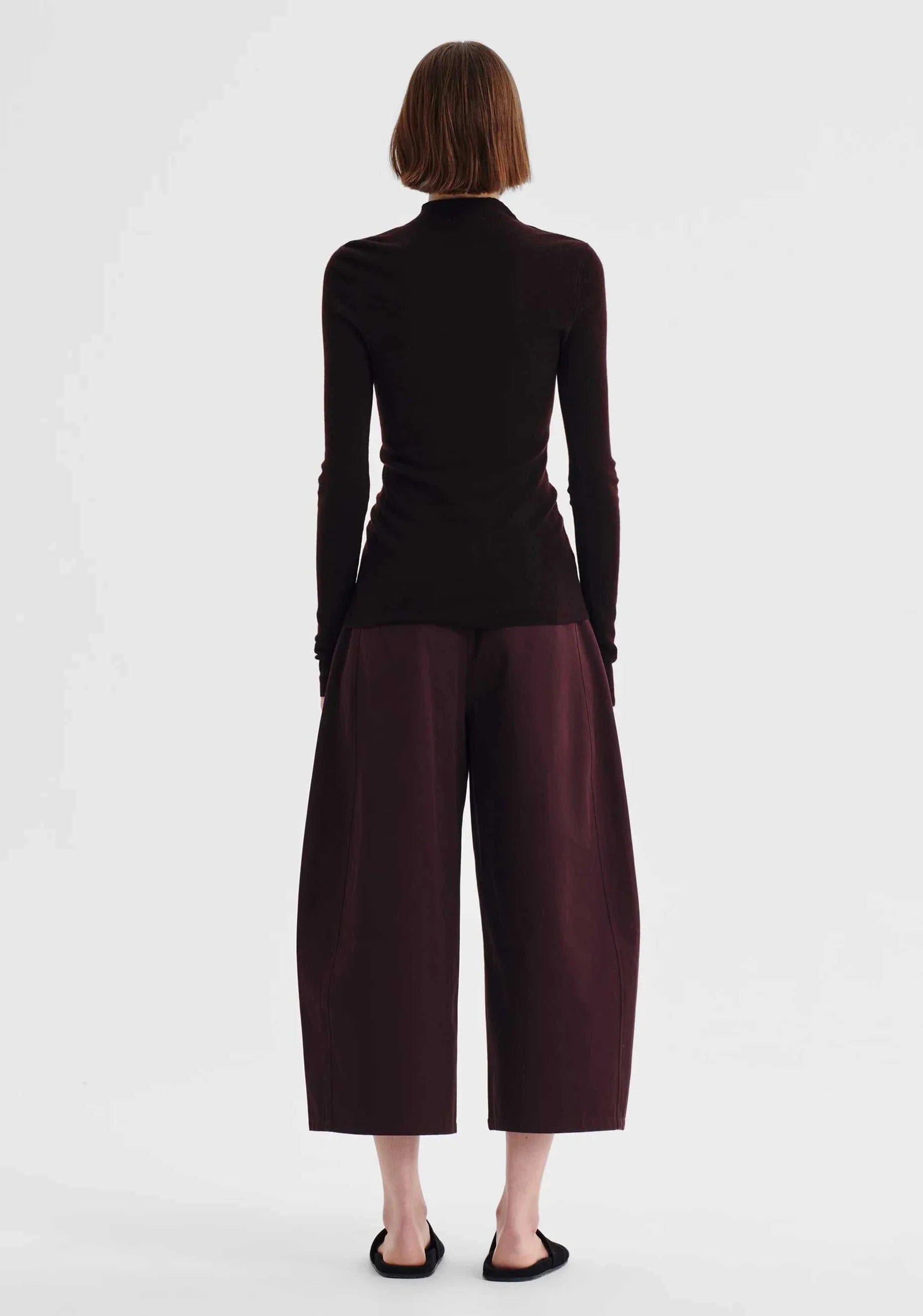 Morrison Talia Long Sleeve Merino Knit Top Espresso