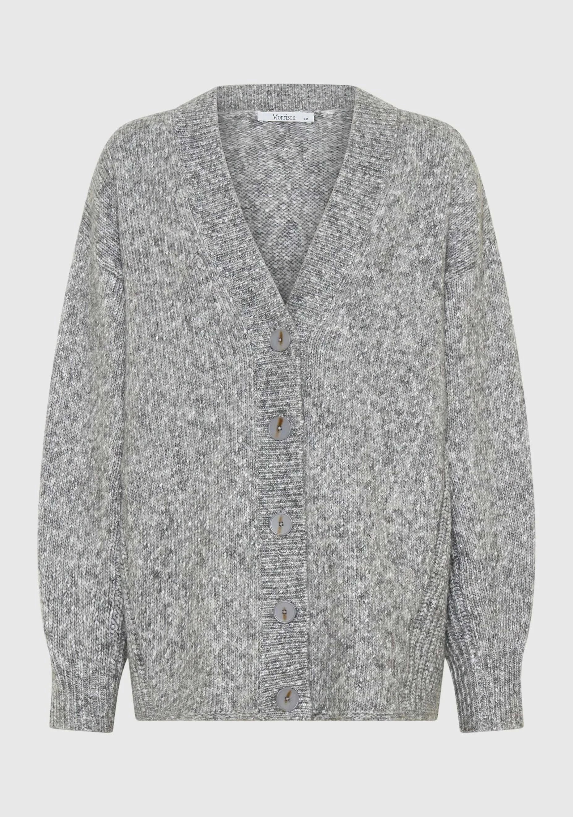 Morrison Zoe Knit Cardigan Grey Marle