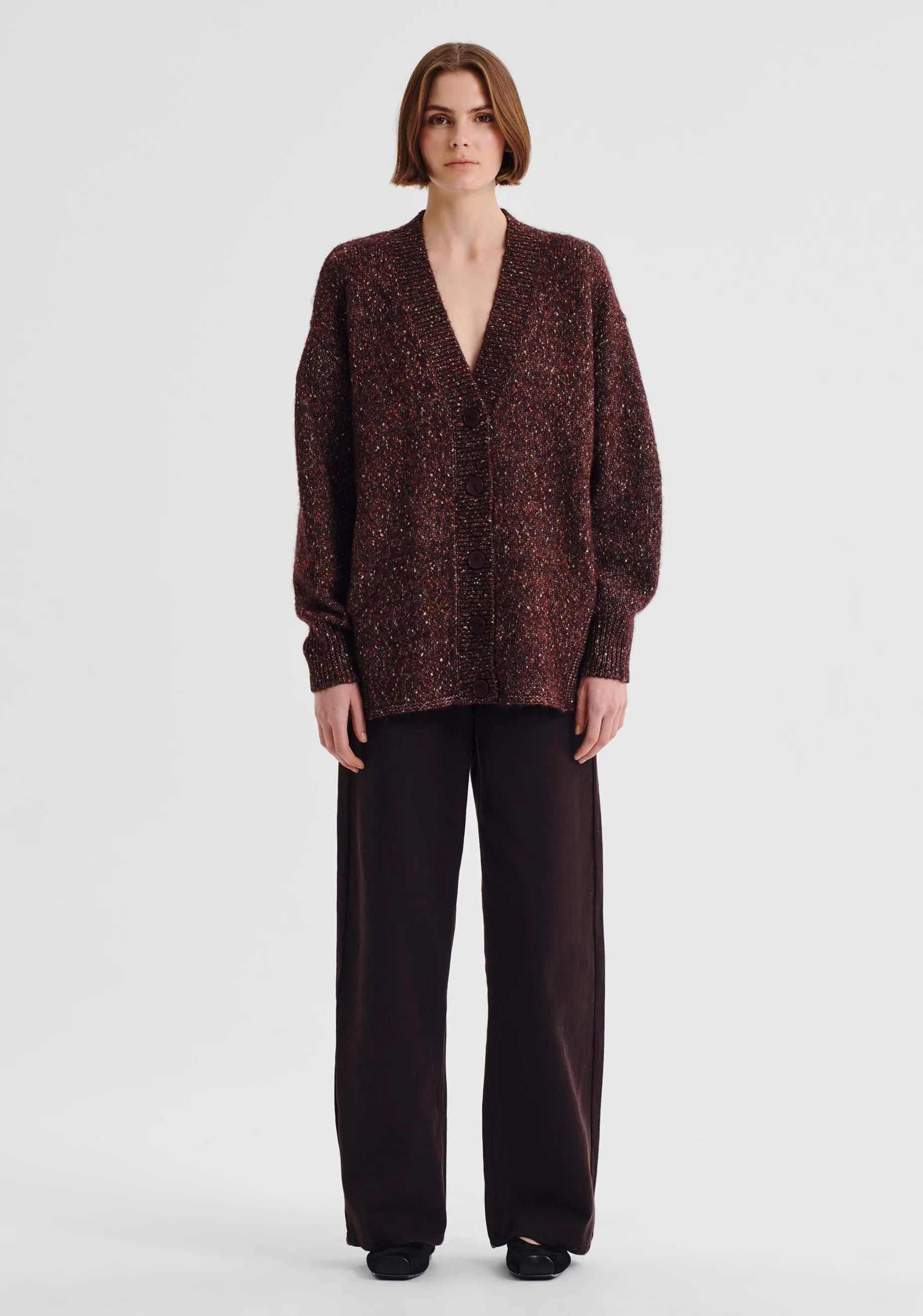 Morrison Zoe Knit Cardigan Boysenberry