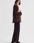 Morrison Zoe Knit Cardigan Boysenberry