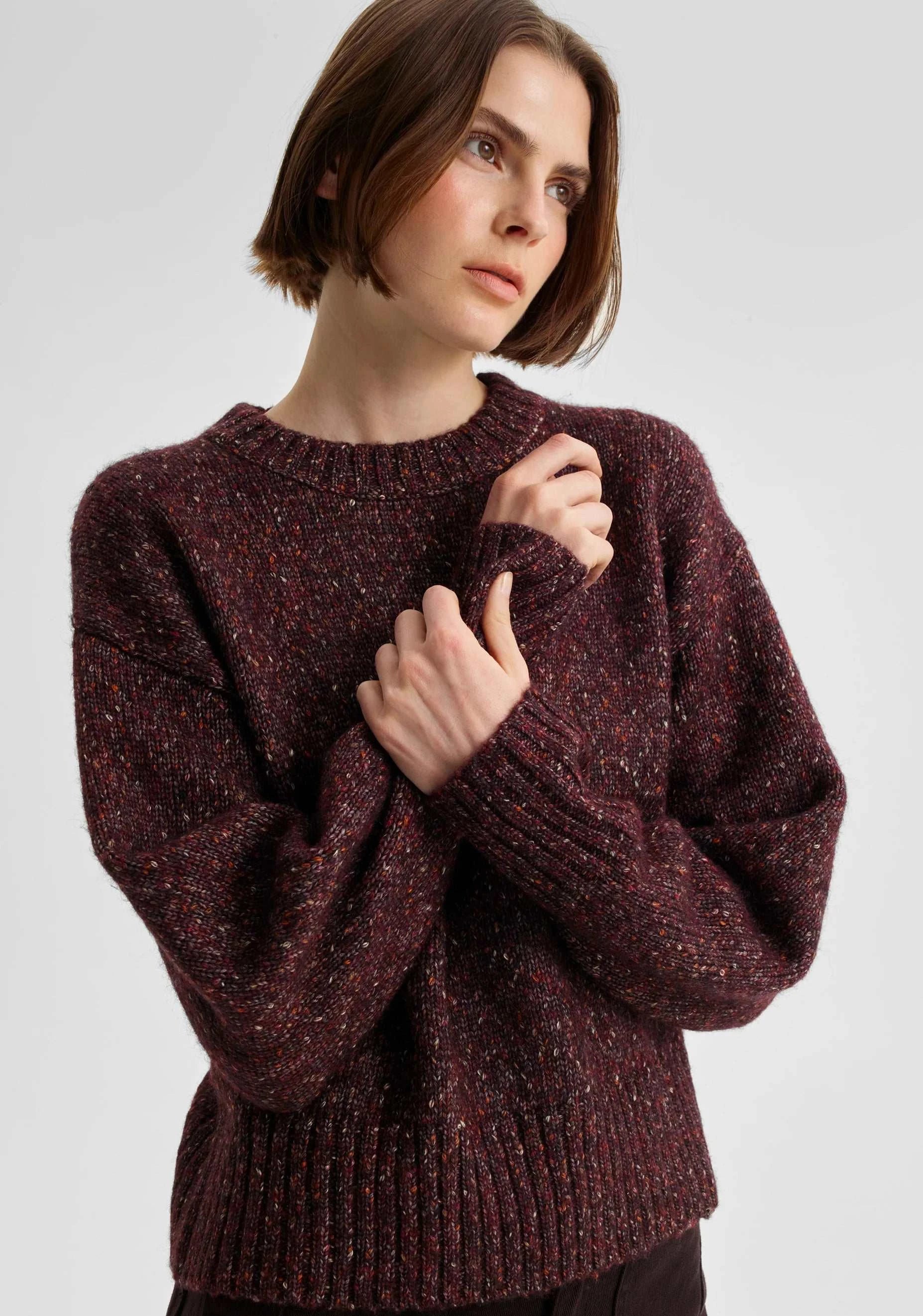 Morrison Zoe Knit Pullover Boysenberry