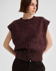 Morrison Zoe Knit Vest Boysenberry
