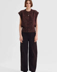 Morrison Zoe Knit Vest Boysenberry