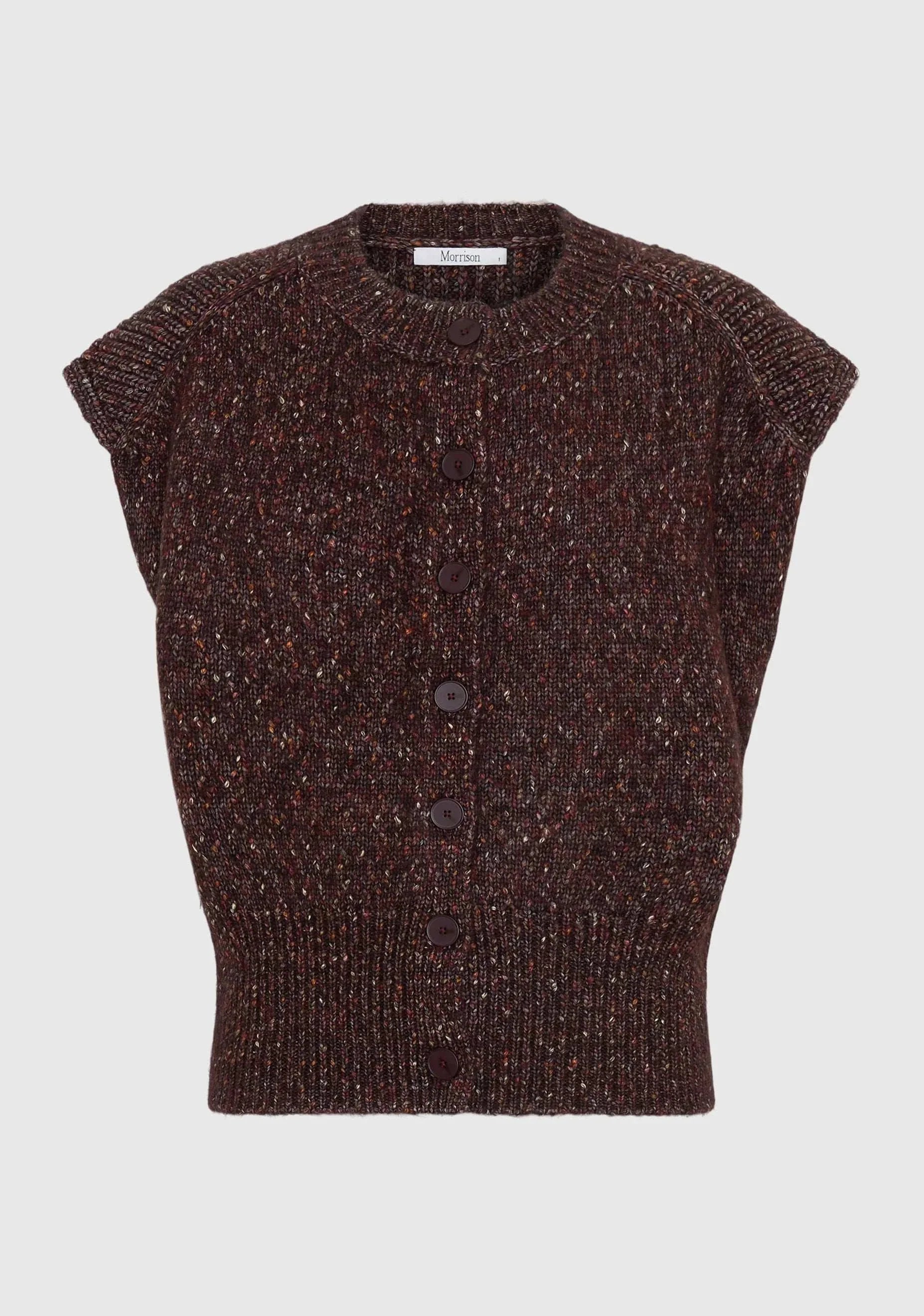 Morrison Zoe Knit Vest Boysenberry