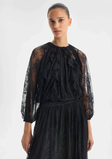 Morrison Bijoux Lace Blouse Black