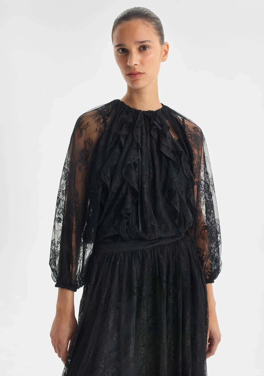 Morrison Bijoux Lace Blouse Black