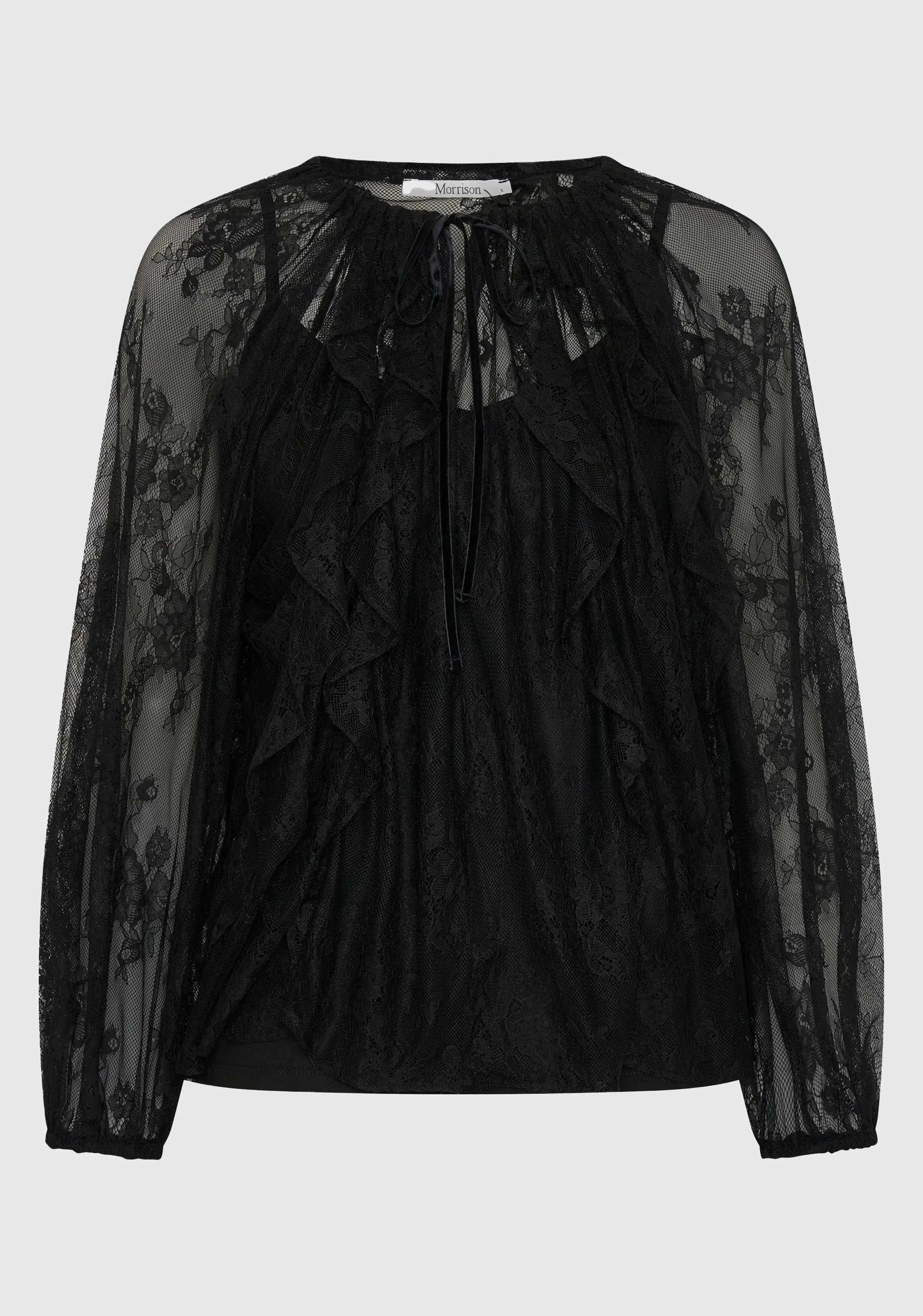 Morrison Bijoux Lace Blouse Black